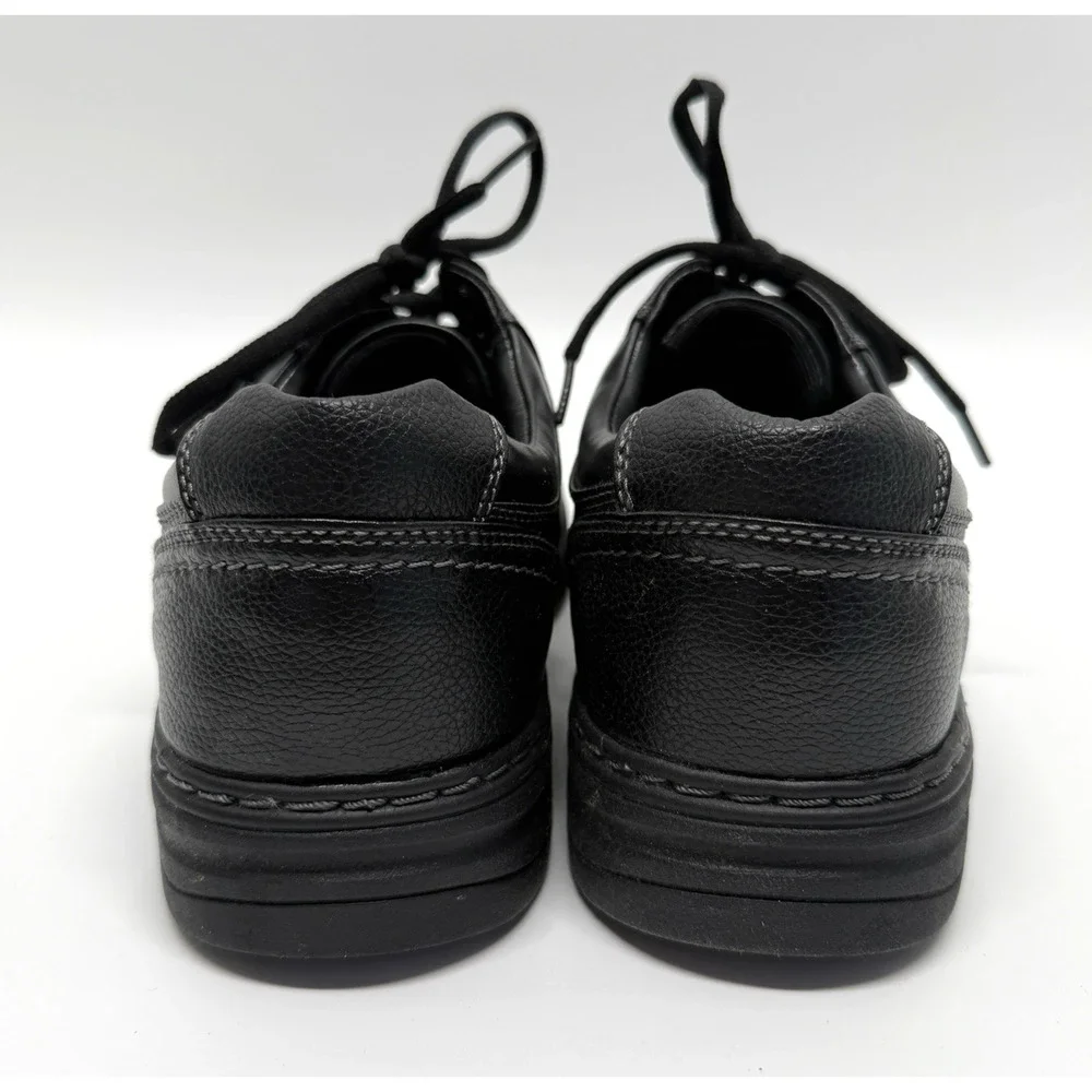 Croft & Barrow Wells Men's 9.5 M Black Leather Business Casual Shoes NIB